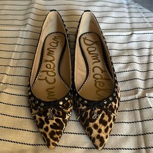 Brand new Sam Edelman cheetah print flats size 7.5